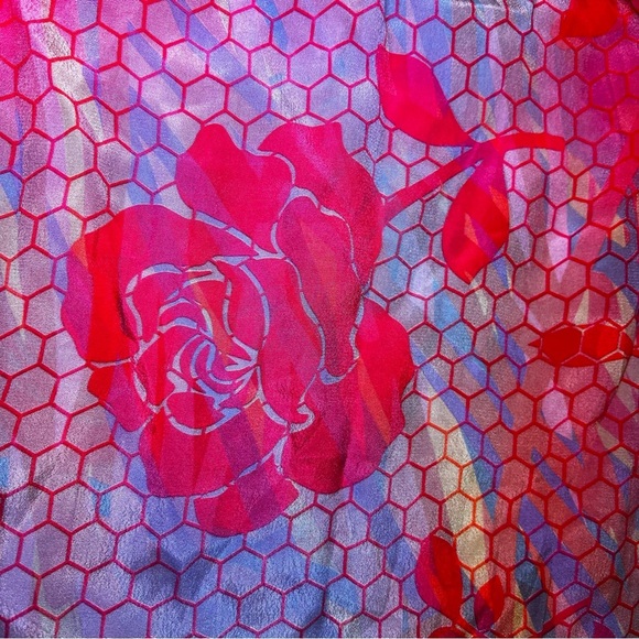 NWT APNY Short Sleeve Dress With Smocked Shoulder Detailing hexabloom size XXL‎ - Picture 5 of 6